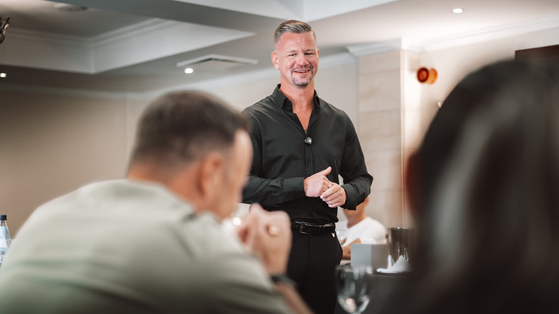 Michael Heister alias Mr. Attraction beim Retreat
